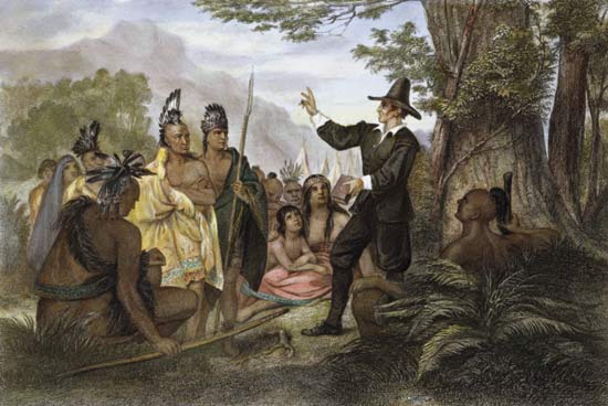 Eliot With Indians